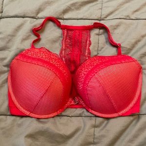Victoria’s Secret Red Racerback Push-up Bra